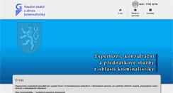 Desktop Screenshot of grafickeexpertizy.com